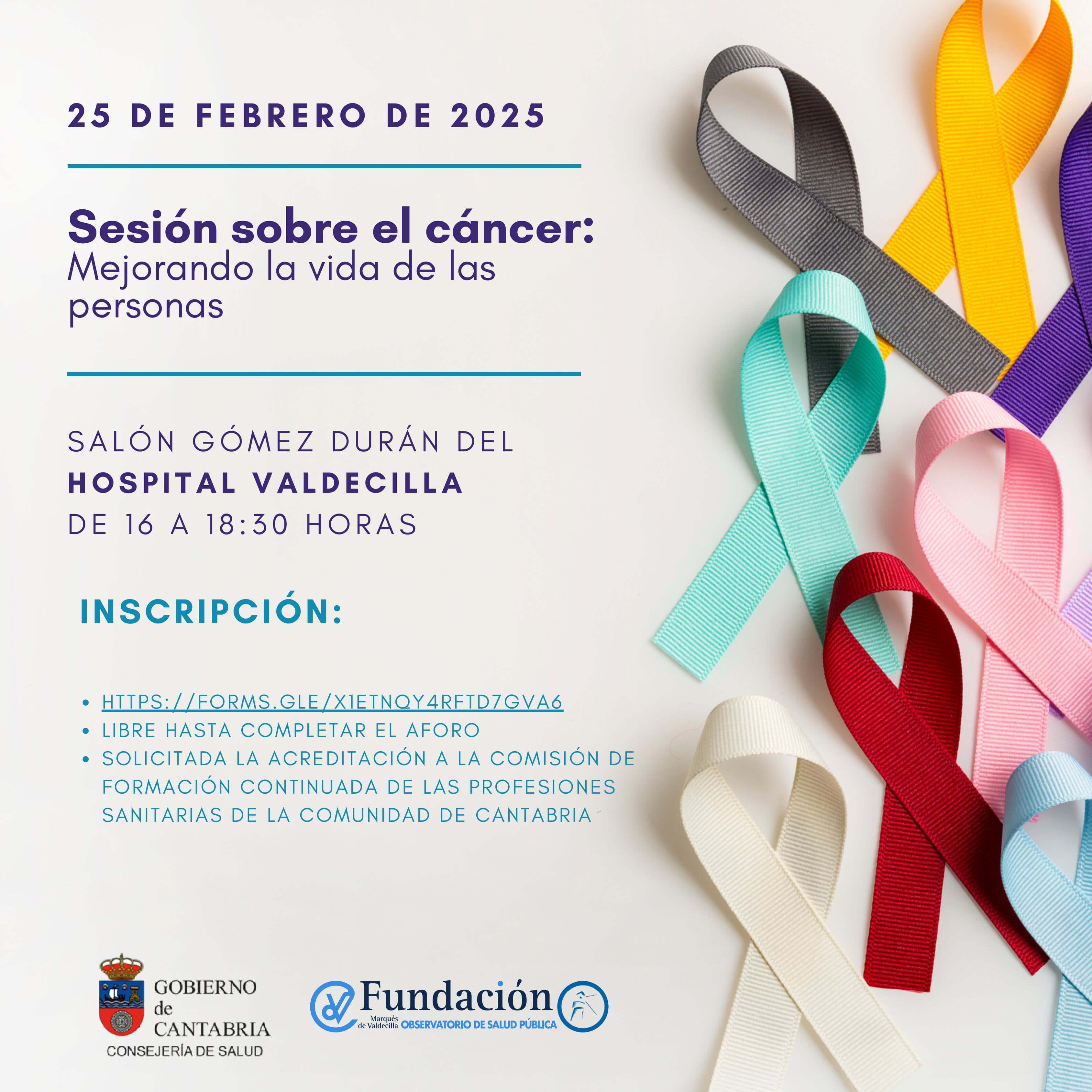 Sesión sobre el cáncer: Mejorando la vida de las personas