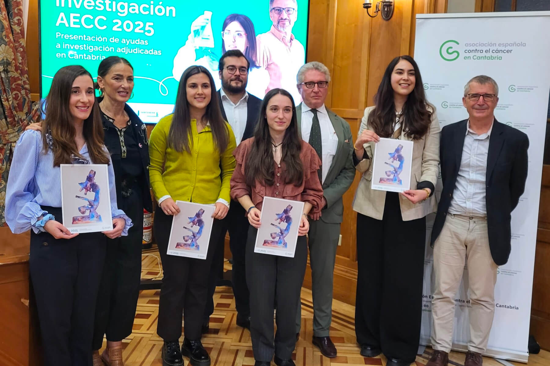 Acto de entrega Becas de Investigación AECC Cantabria 2025
