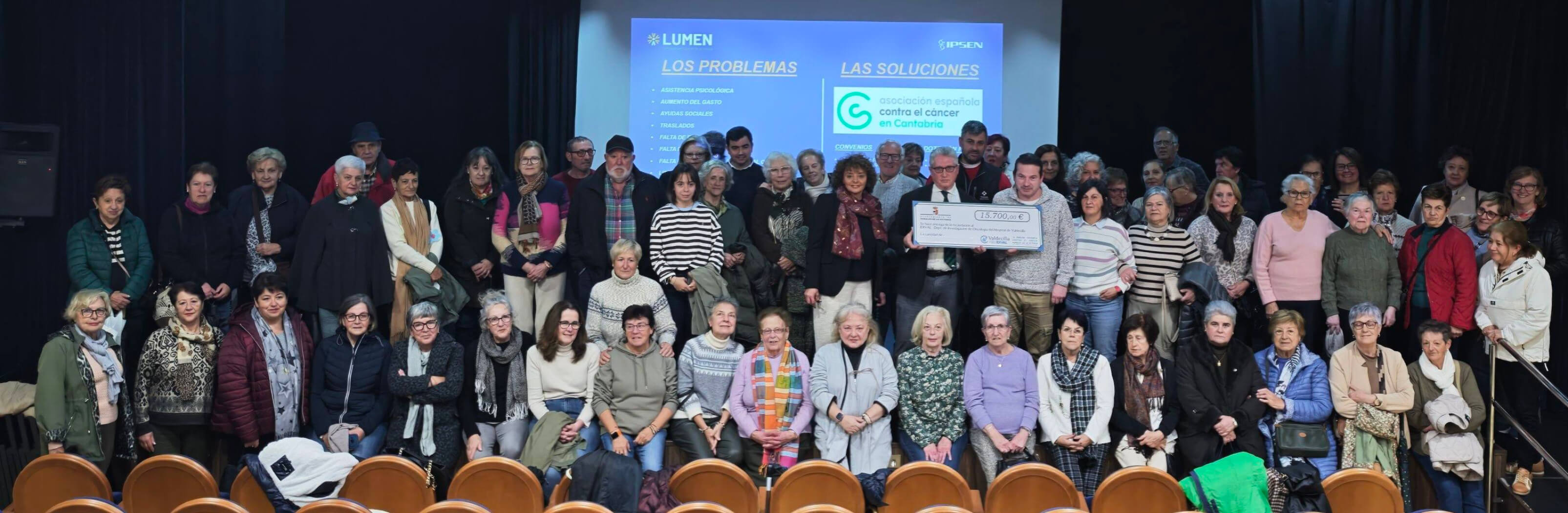Acto entrega donativo Carrera Solidaria Ramales de la Victoria